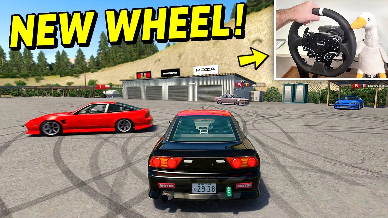 I got a new Direct Drive steering wheel for drifting!