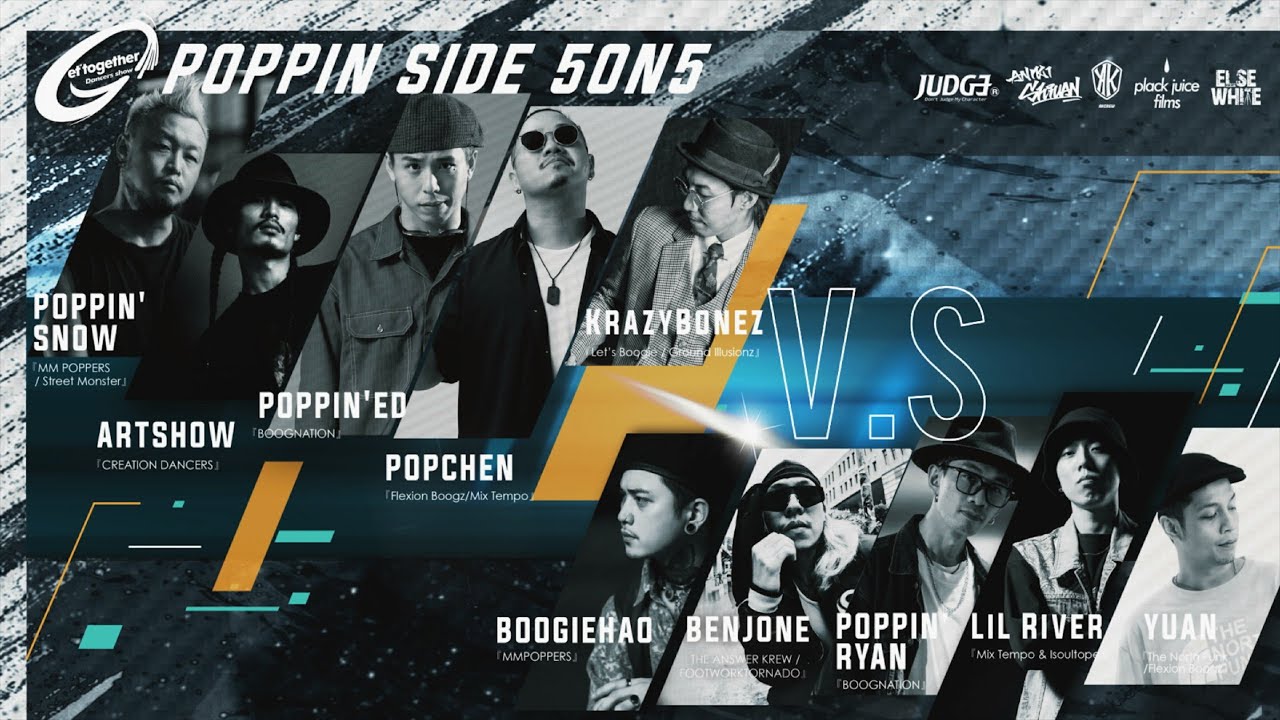Battle Show Popping Side 5on5 Crew Battle｜20220514 GET' TOGETHER DANCERS SHOW