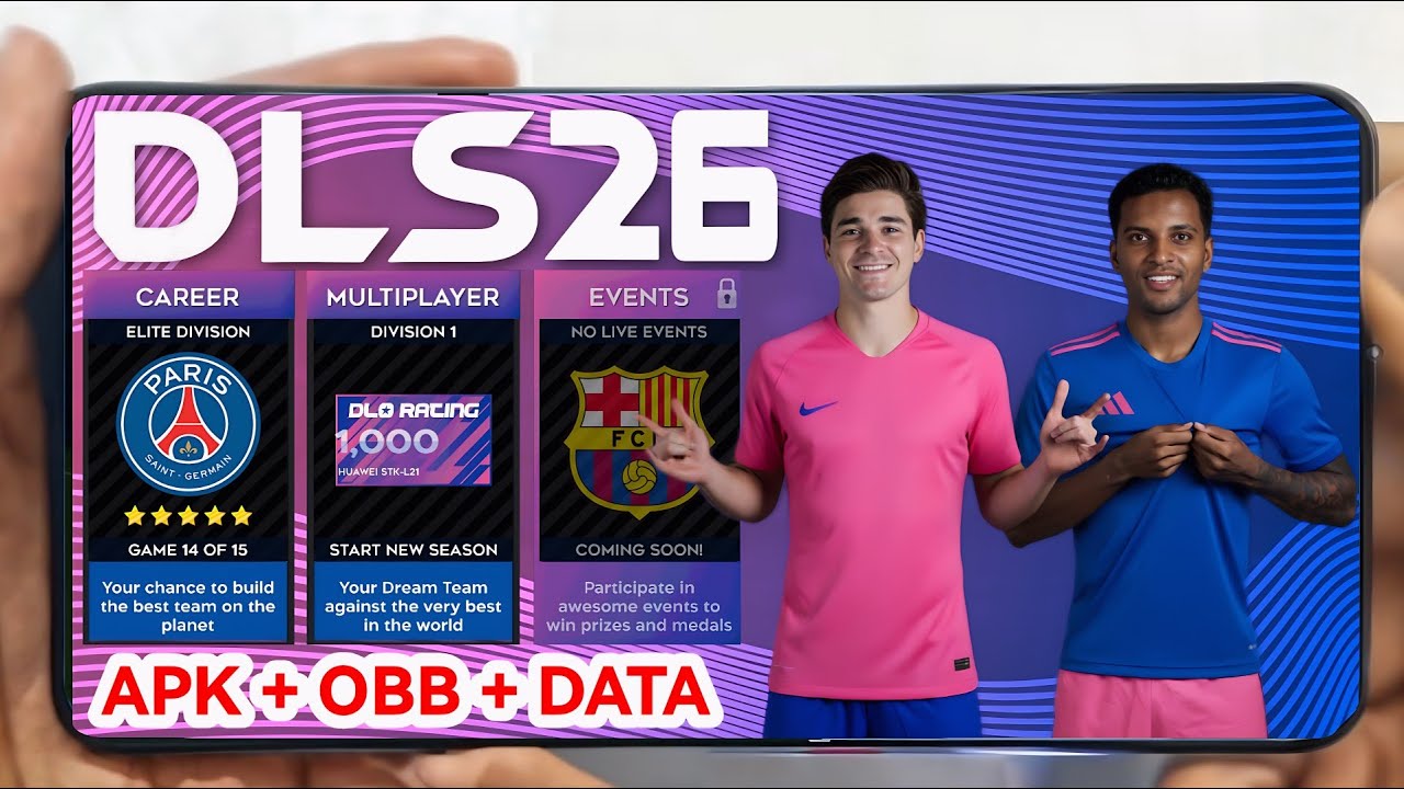 DLS 19 MOD 26 | DLS 19 MOD DLS 26 ANDROID | DLS 26 APK OBB DATA OFFLINE FOR ANDROID & IOS