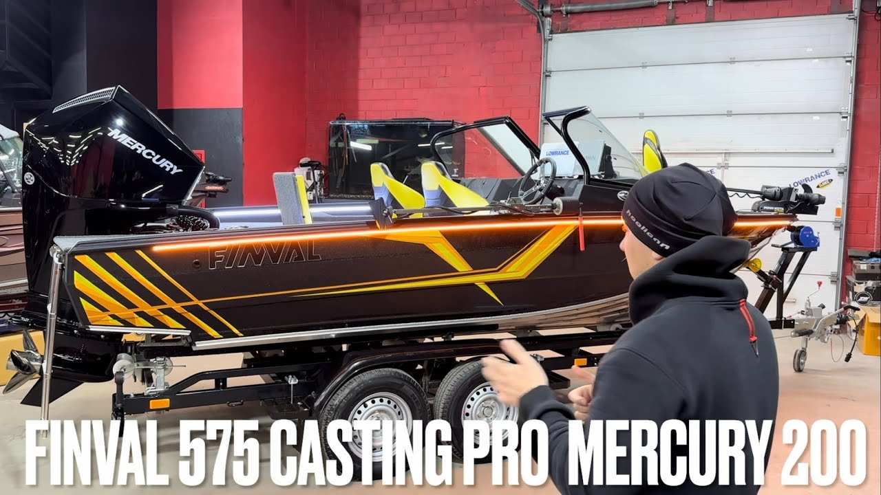 Finval 575 Casting Pro + Mercury 200. Новинка от Финвал, обзор комплектации