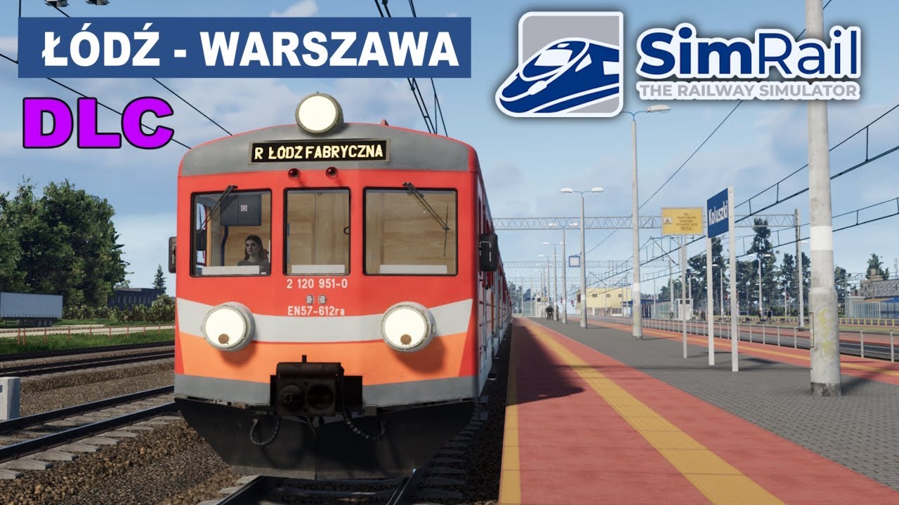EN57 Klasyczny Transport Kolejowy w SimRail Multiplayer DLC Łódź - Warszawa