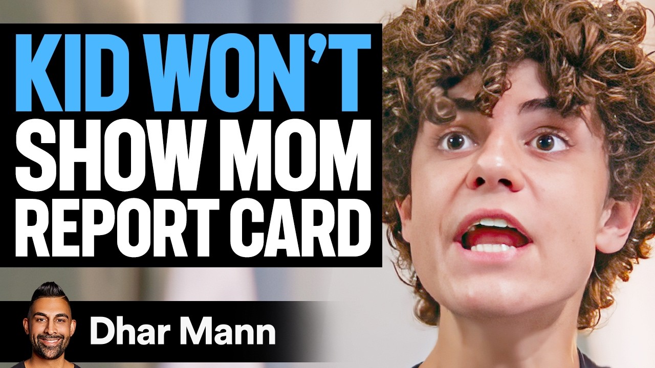 Kid FORGED Mom's SIGNATURE On Report Card | Dhar Mann