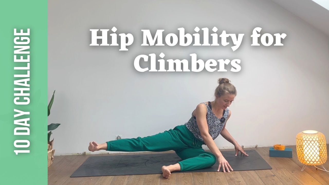 Day 1 - Hip Mobility Challenge for Climbers | Improve you hip strength & flexibility | Follow along