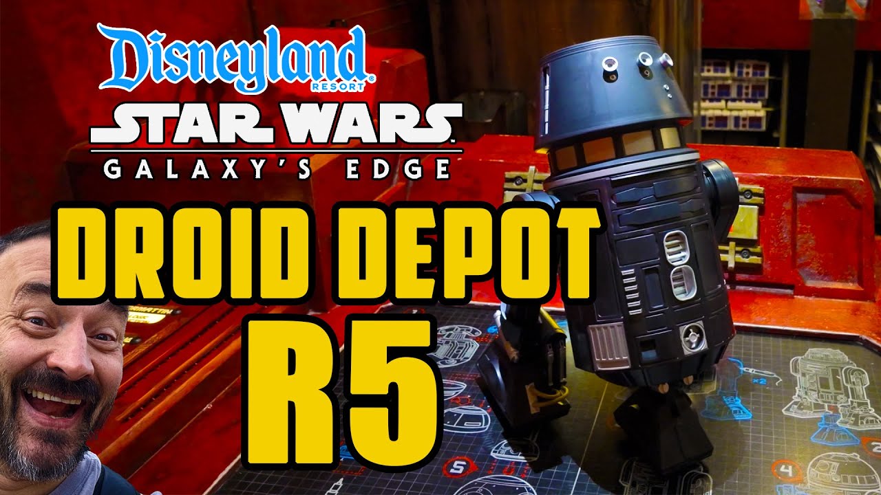 Full Droid Depot experience at Galaxy's Edge, building R5