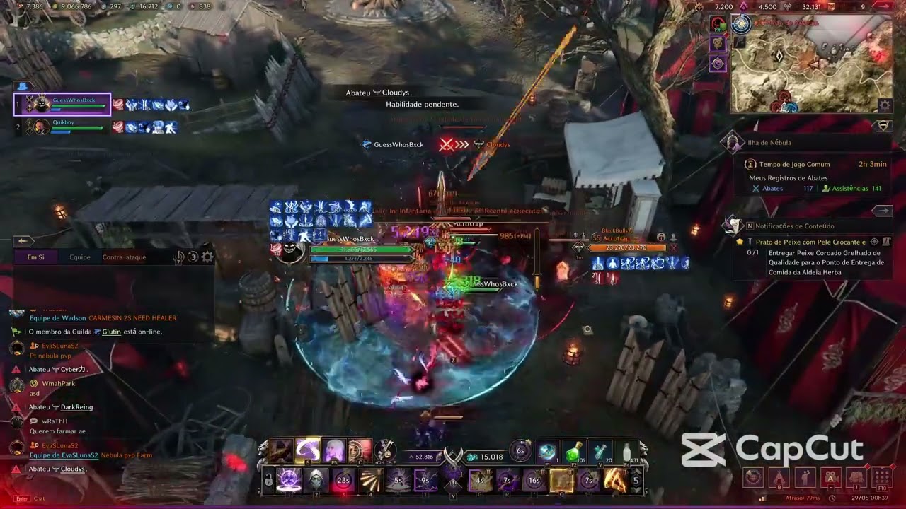 Spear Dagger PVP 80 kills farm - 2 vs All - Throne and liberty