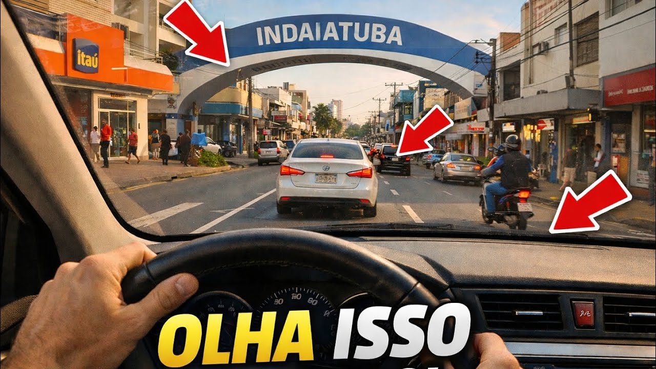 Centro de Indaiatuba: Veja como est&aacute; o Tr&acirc;nsito e a Cidade | &Eacute; Seguro ?