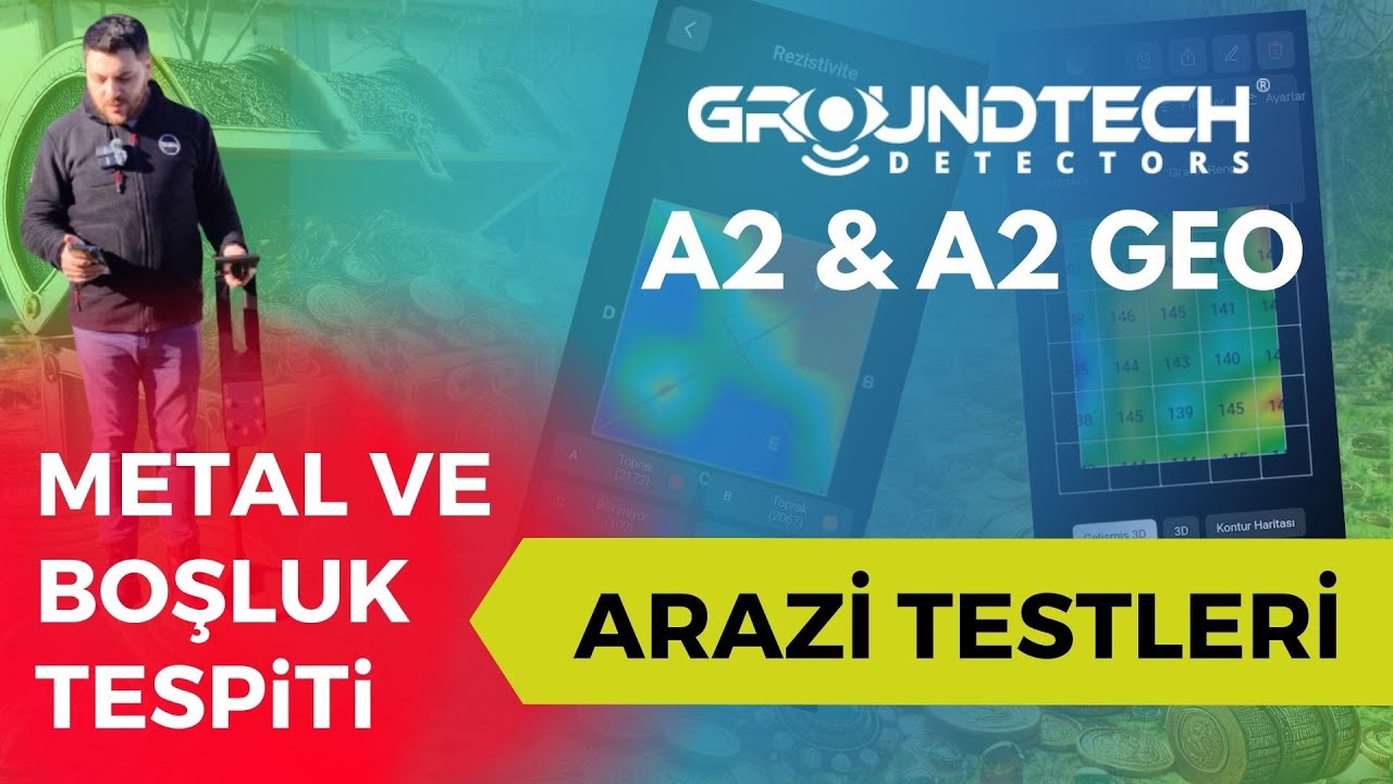 GROUNDTECH A2 & A2 GEO - Arazi Testleri-   Yeraltı Görüntüleme & Dedektör - Rezistivite