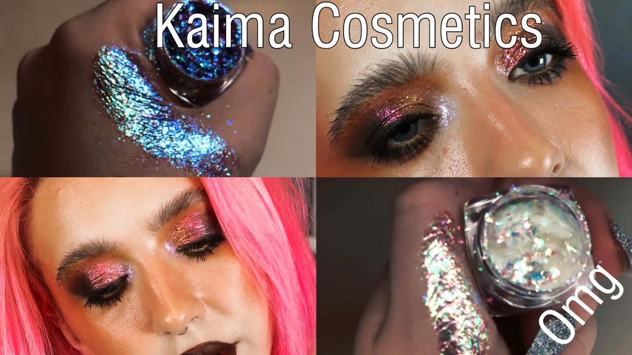 TESTING KAIMA COSMETICS CHAMELEON EYESHADOW FLAKES | WOW | TWINTORIALS