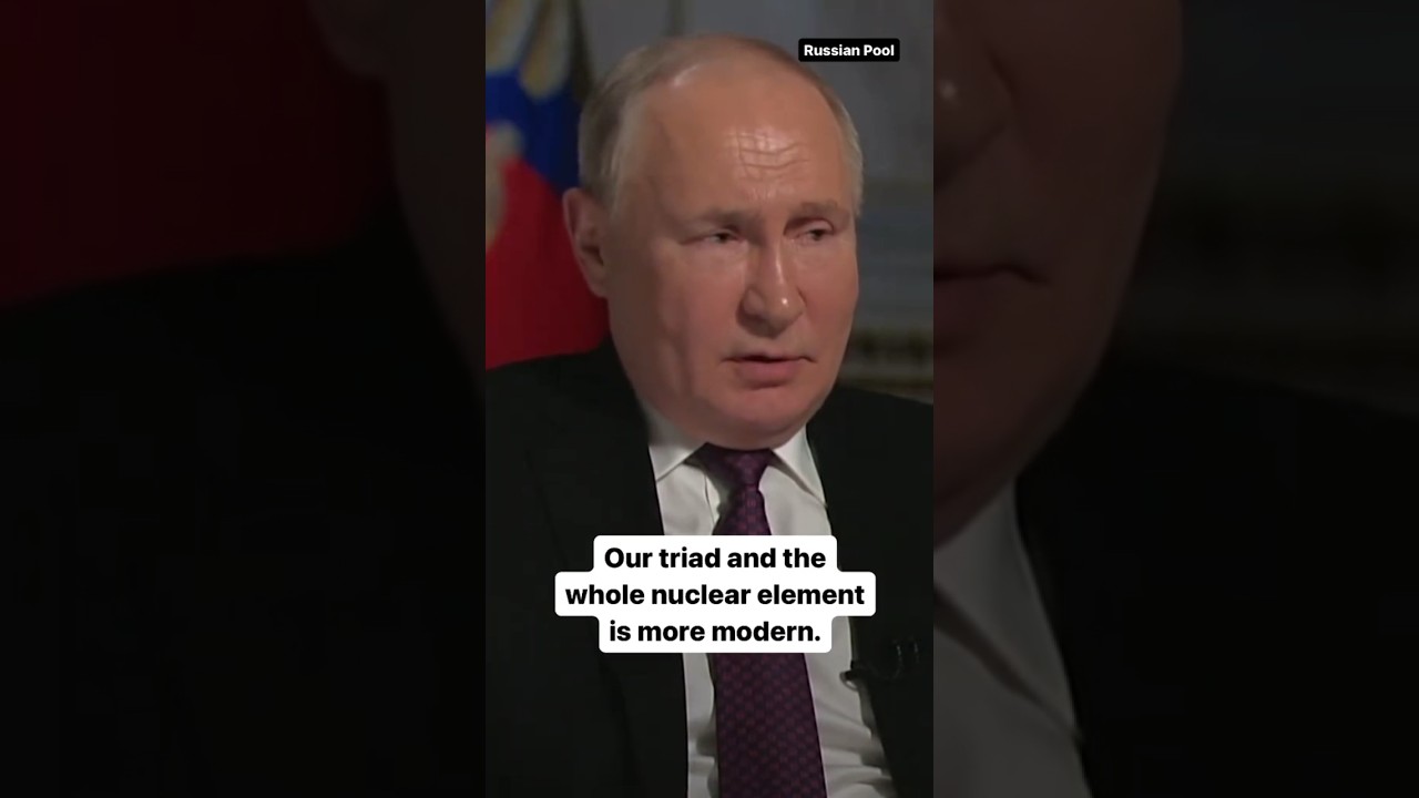 Putin claims Russia's arsenal is 