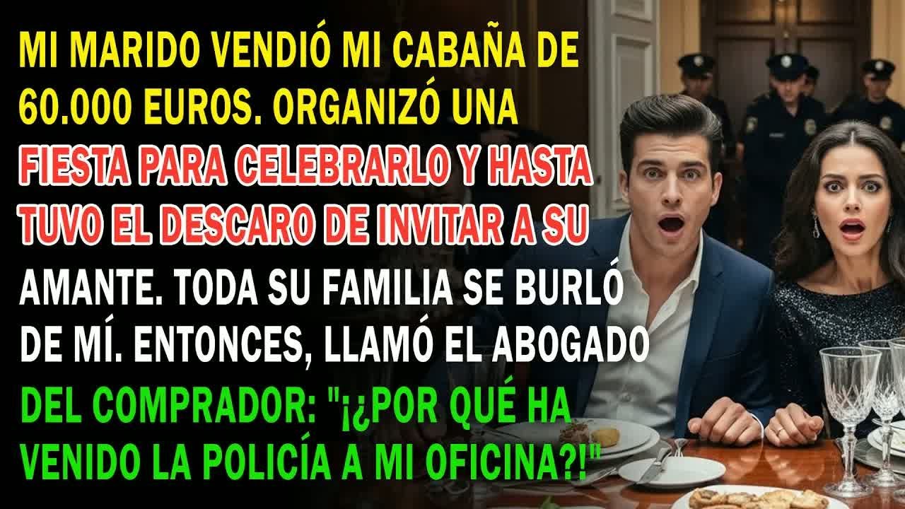 Mi Marido Vendió Mi Casa De 60K Y Organizó Una Fiesta Con Su Amante  Pero Entonces, Llegó La Pol