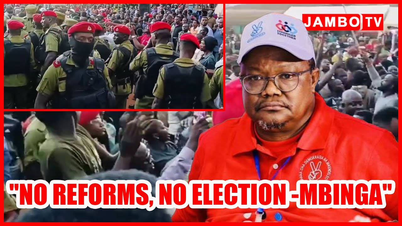 BREAKING NEWS; TUNDU LISSU AKAMATWA MBINGA/ POLISI WAZINGIRA MKUTANO WA CHADEMA