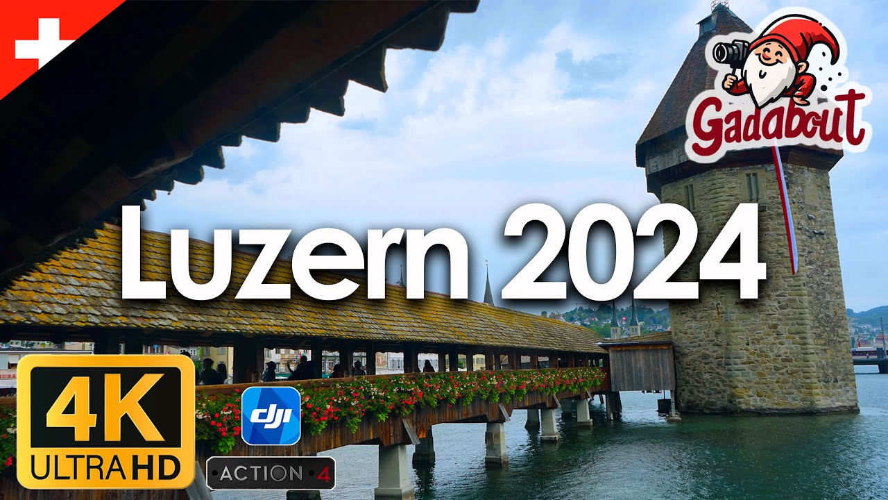 Luzern, 2024 - Switzerland (VII) (4K) | Gadabout#050  (Osmo action 60fps)