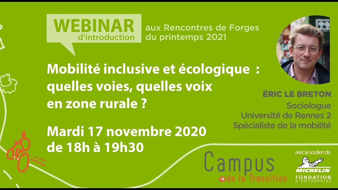 Mobilité inclusive et écologique : quelles voies, quelles voix en zone rurale ?