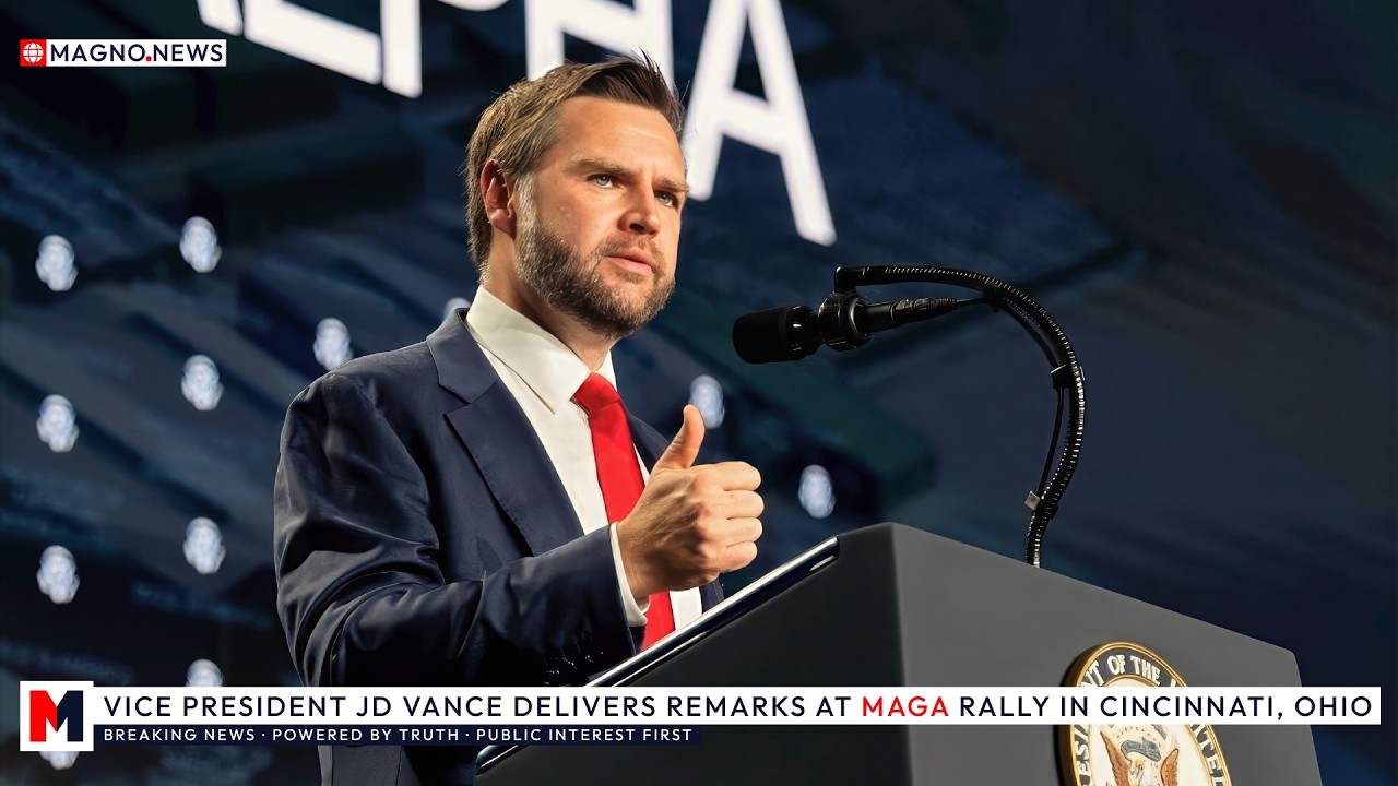 🇺🇸 Вице-президент Джей Ди Вэнс в Огайо | Митинг сторонников MAGA Majority Force в Цинциннати [ПРЯ...