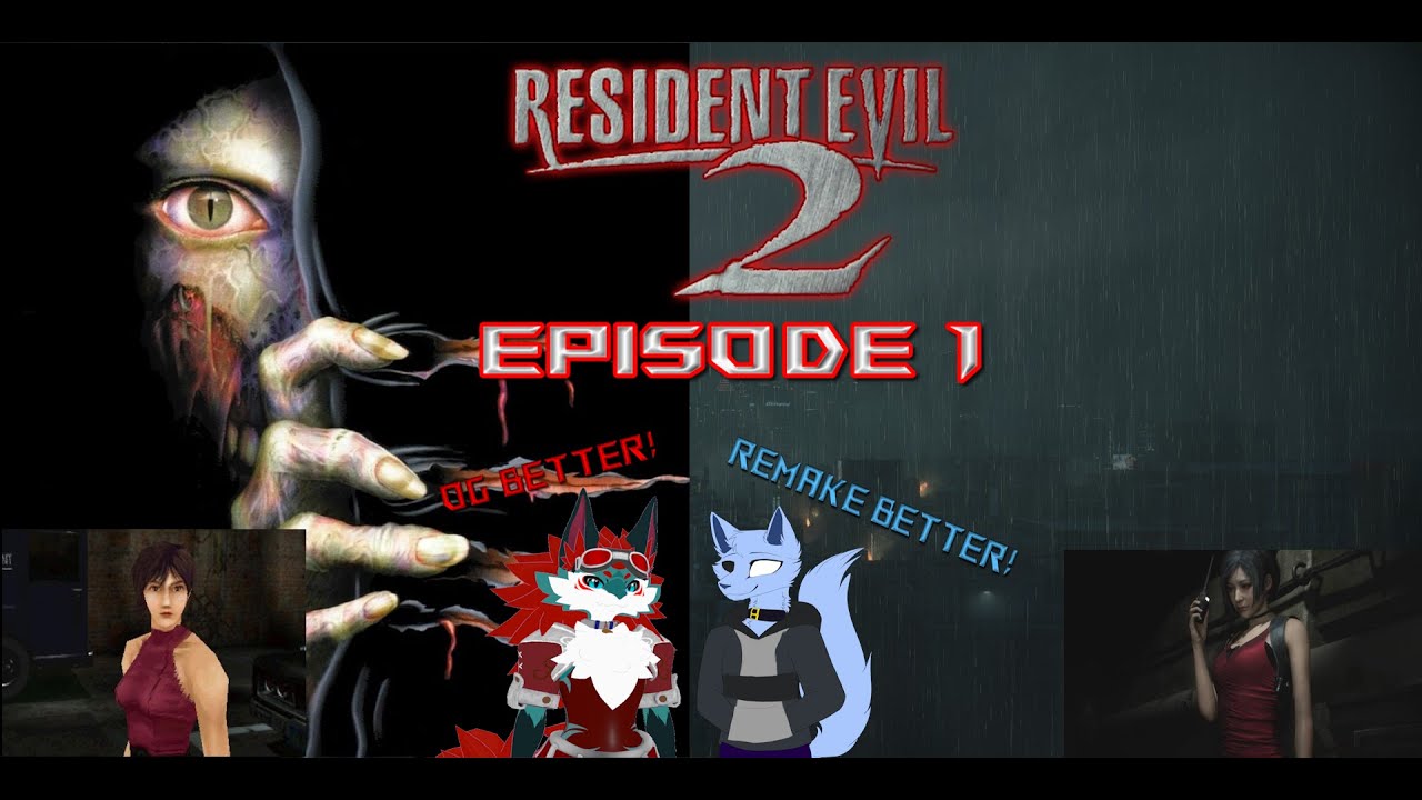 Resident Evil 2 OG and Remaster Episode 1 - The Great Debate! and beginning of Raccoon city
