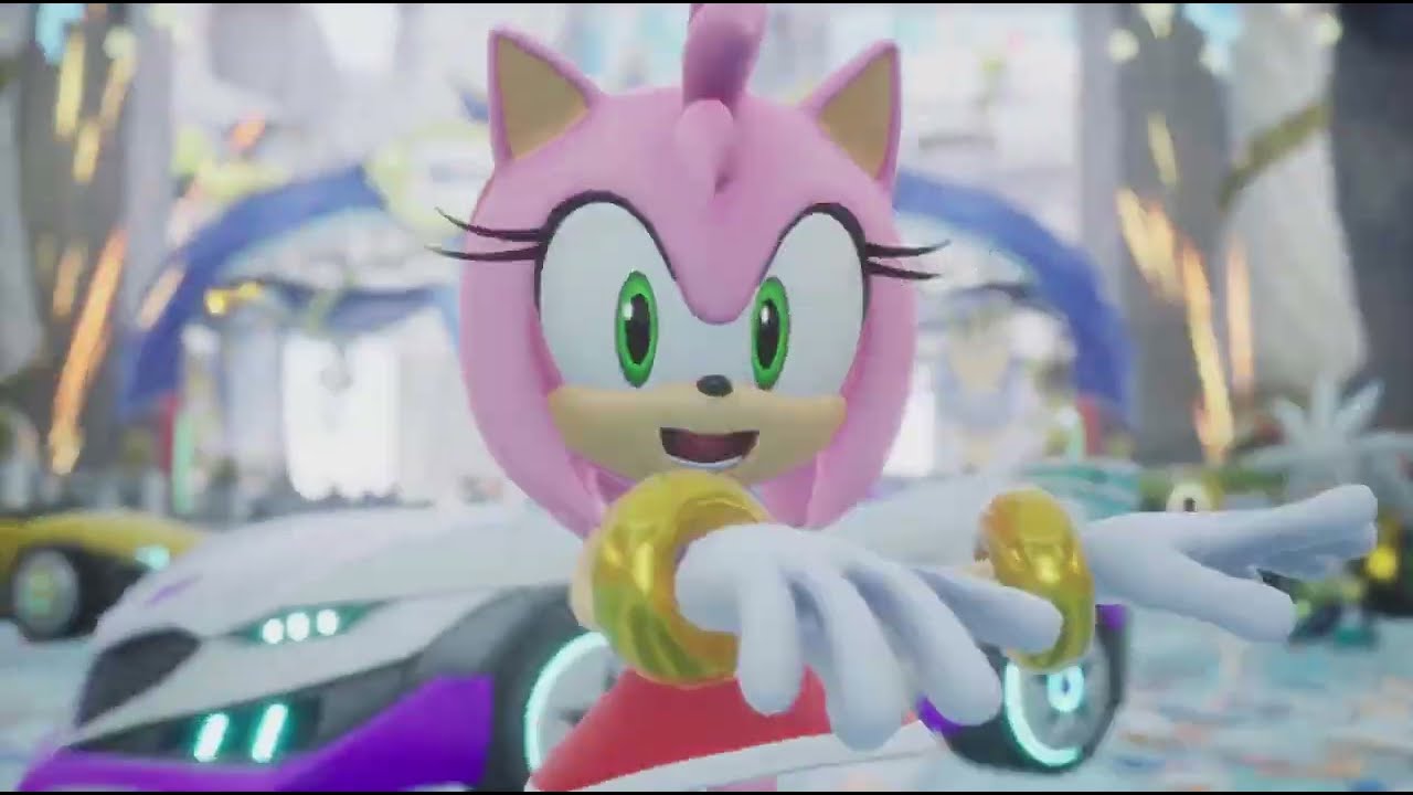 Sonic Racing Crossworlds! Amy Rose Gameplay