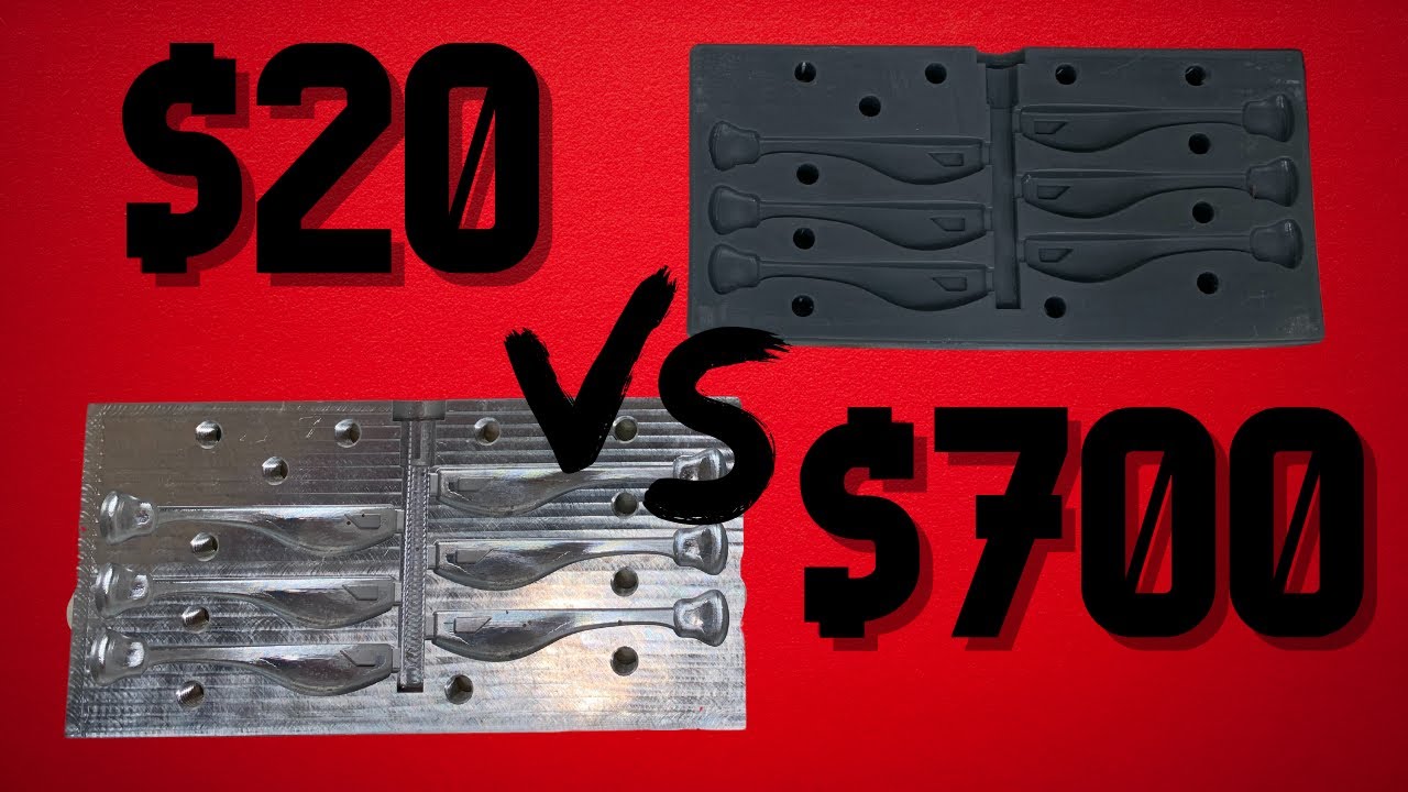 3D Printed Resin Fishing Lure Mold vs CNC Fishing Lure Mold