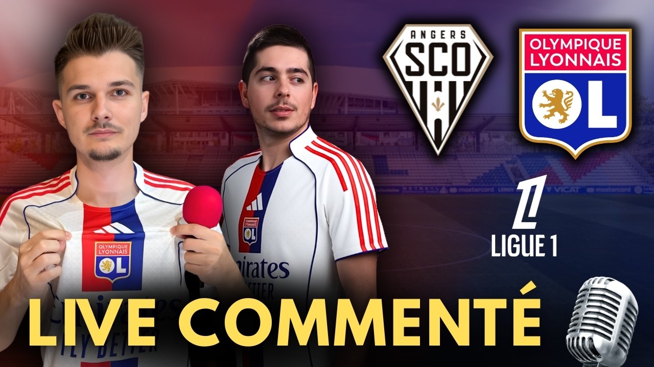 ANGERS &ndash; OL  EN DIRECT 🔴🔵 | Live comment&eacute; + D&eacute;brief mi-temps