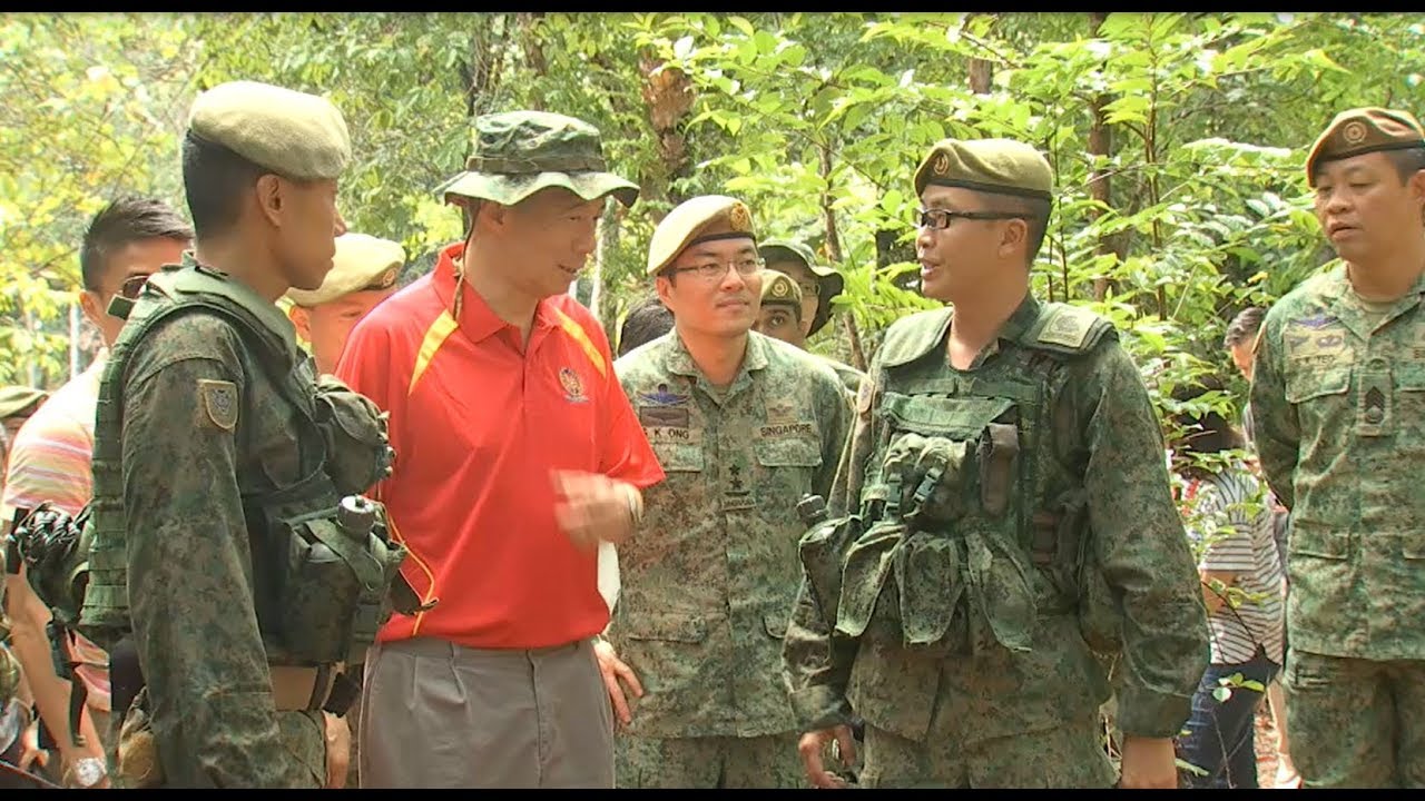 PM Lee observes SAF training in Brunei