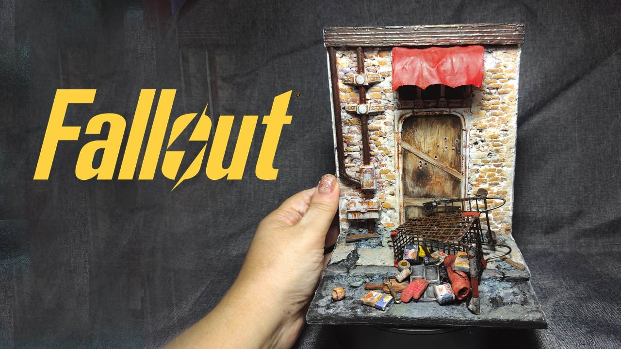 Another day in the Wasteland  | DIY MINIATURE DIORAMA #fallout