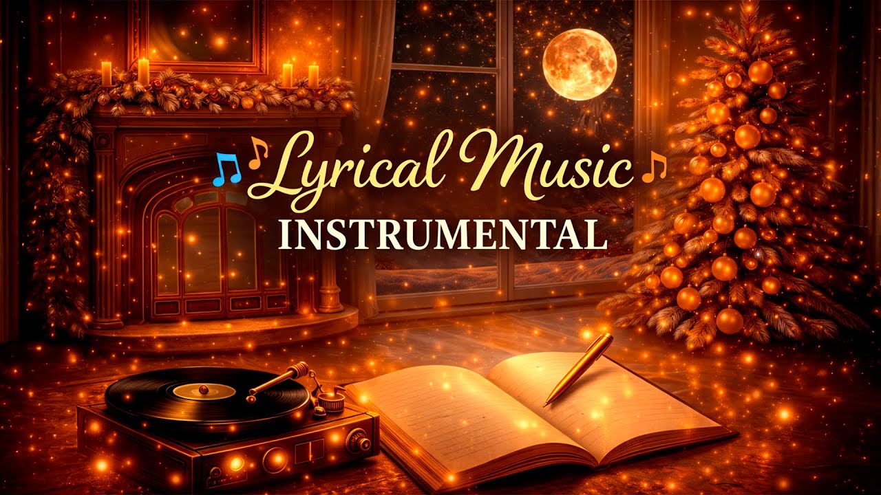 Lyrical Music Instrumental 🎼 | Cozy Winter Night • Emotional Piano & Strings | 3 Hours