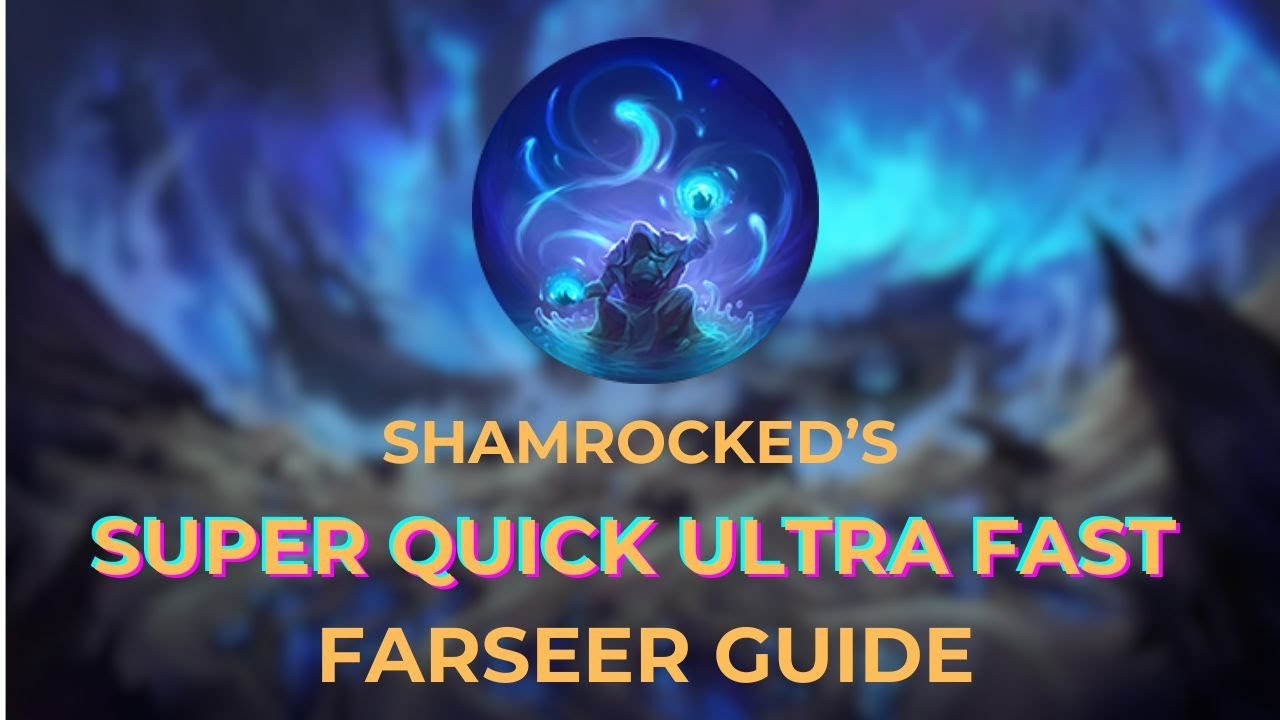 СУПЕР БЫСТРОЕ УЛЬТРА БЫСТРОЕ РУКОВОДСТВО ПО FARSEER 11.2 | Shamrocked Guides