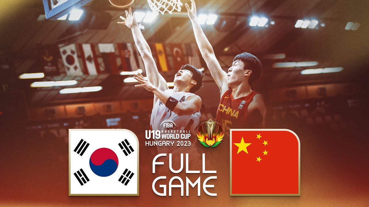 Korea v China | Full Basketball Game | FIBA U19 Basketball World Cup 2023
