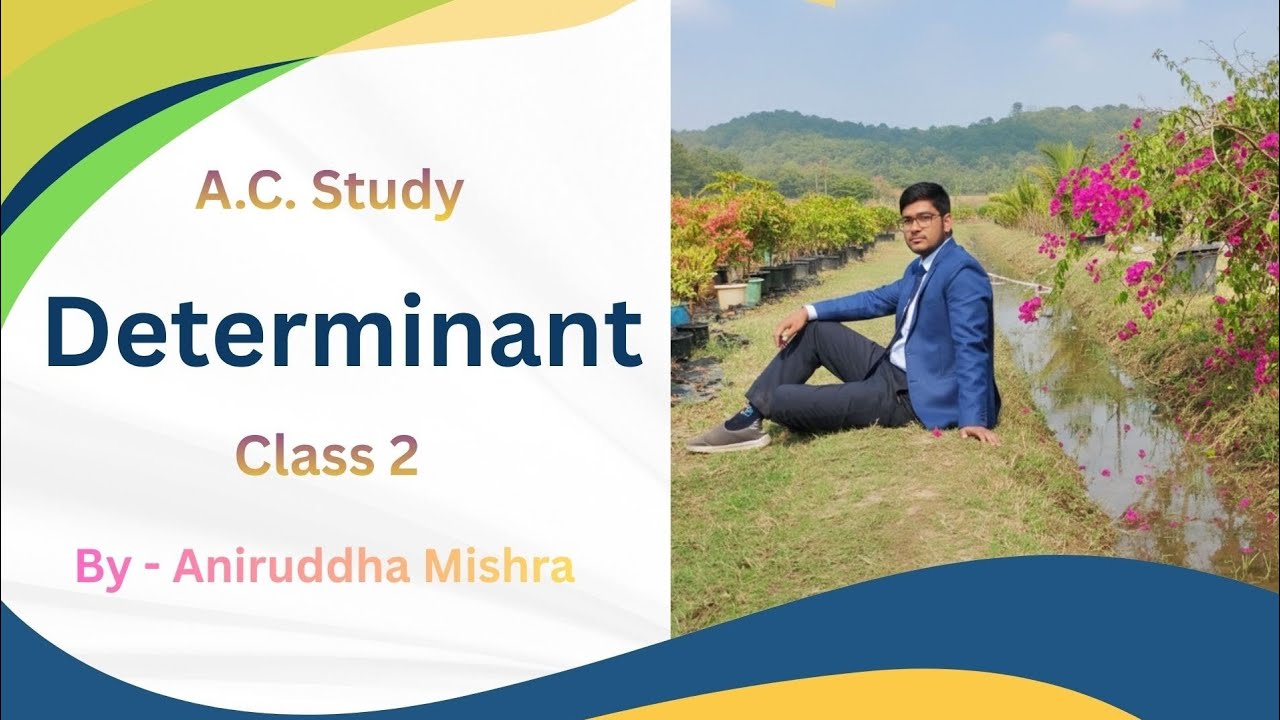 Determinant ।। নির্ণায়ক ।। Class 12 ।। Diploma 1st year 2nd semester।। Class 2