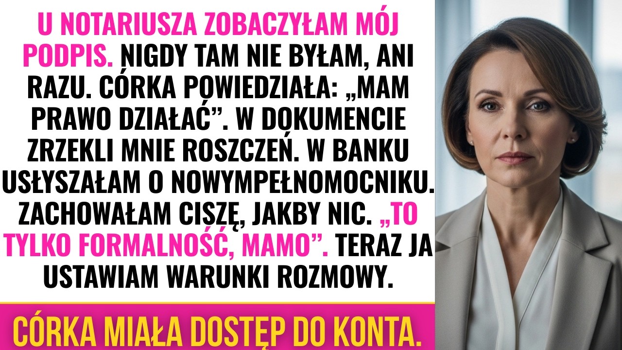 Myślałam, że to zwykła wizyta… aż zobaczyłam podpis, którego nigdy nie złożyłam i wtedy…