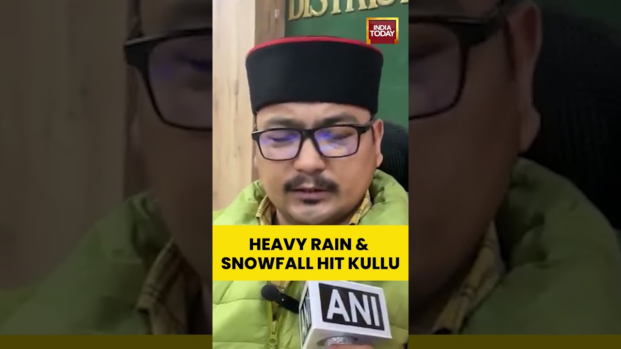 Himachal Pradesh Faces Heavy Snow & Rain | Roads Blocked #weather #rain #snowfall #storm
