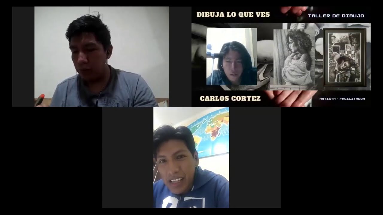 Sesión de Zoom "Dibuja lo que ves"