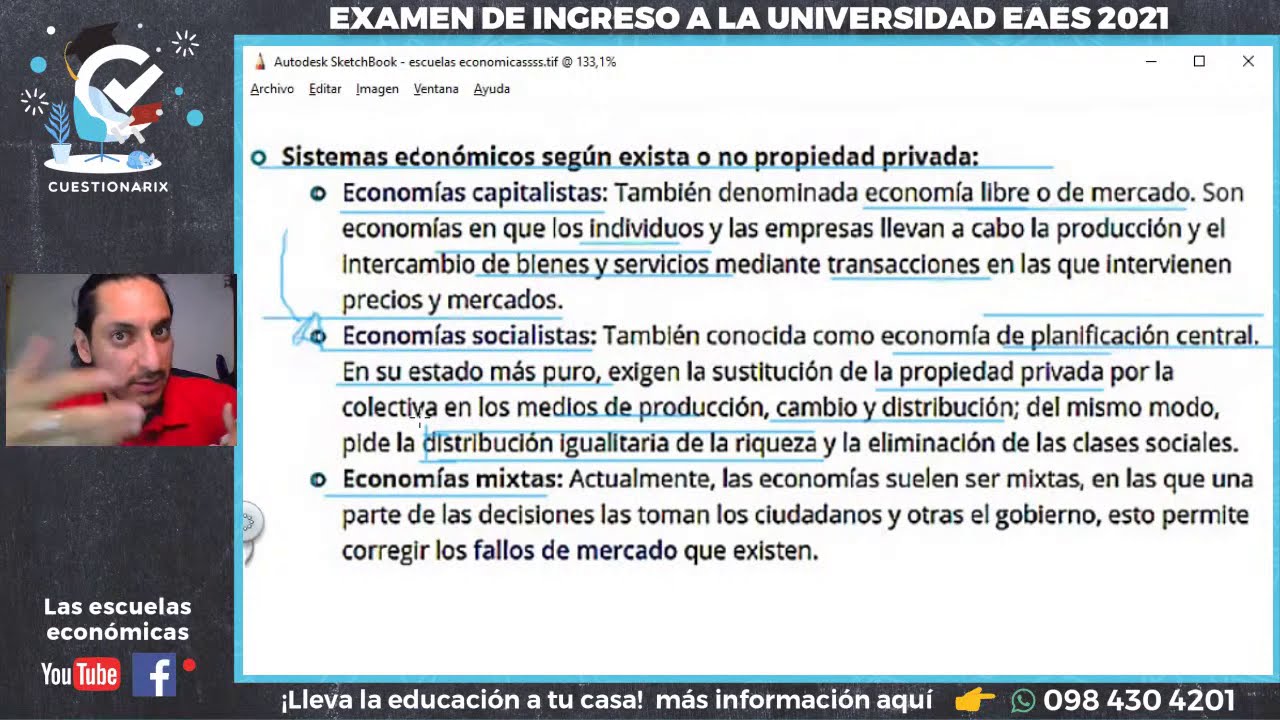 🔴ESCUELAS ECONÓMICAS 🎓 CLASE #07 EAES 2021 | 👉 INGRESO A LA UNIVERSIDAD | ✅ Ciencias Sociales