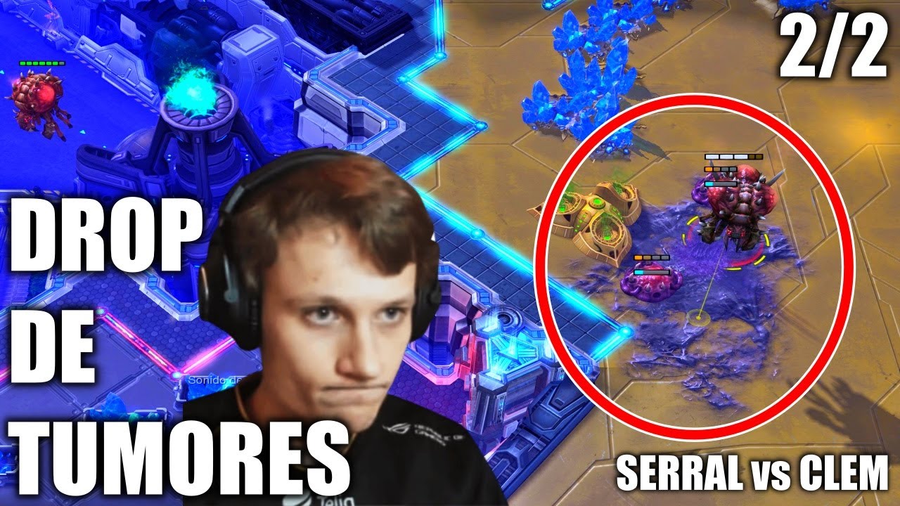 SERRAL INVENTA UNA NUEVA BUILD! - DROP DE TUMORES! - Serral vs Clem Semifinal 2/2 ESL Master Summer