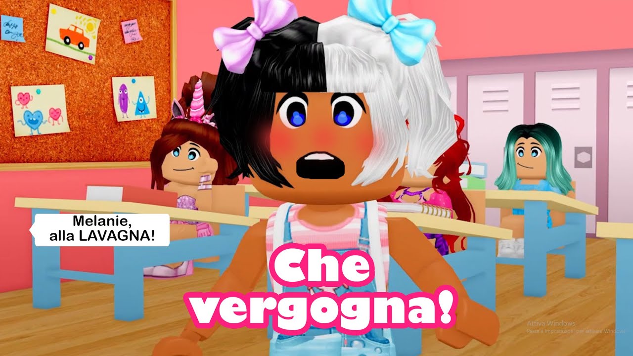 Il primo giorno di SCUOLA di Melanie [ Rainbow City Roblox ep.3 🌈]