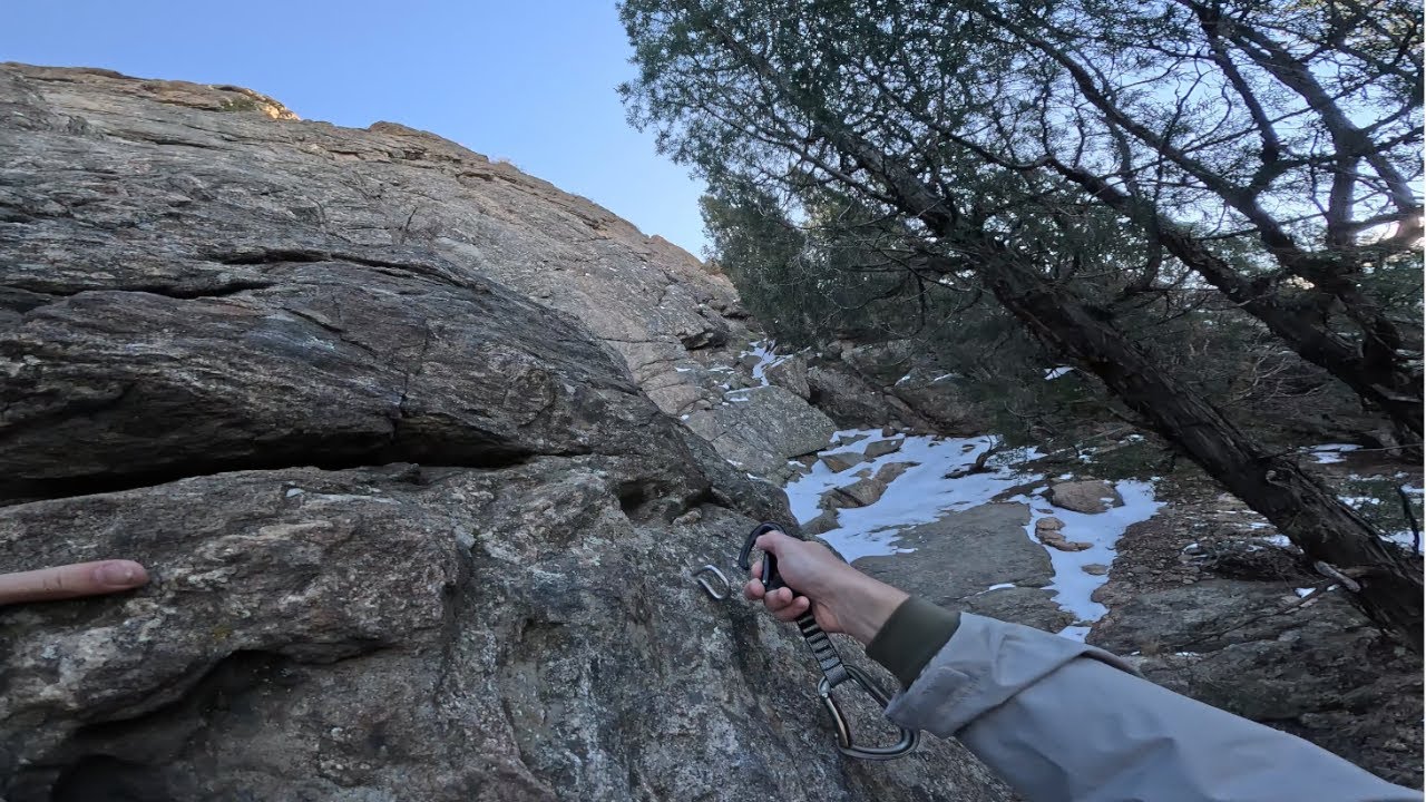 Multi-Pitch Rock Climbing for the First Time! (in Winter)