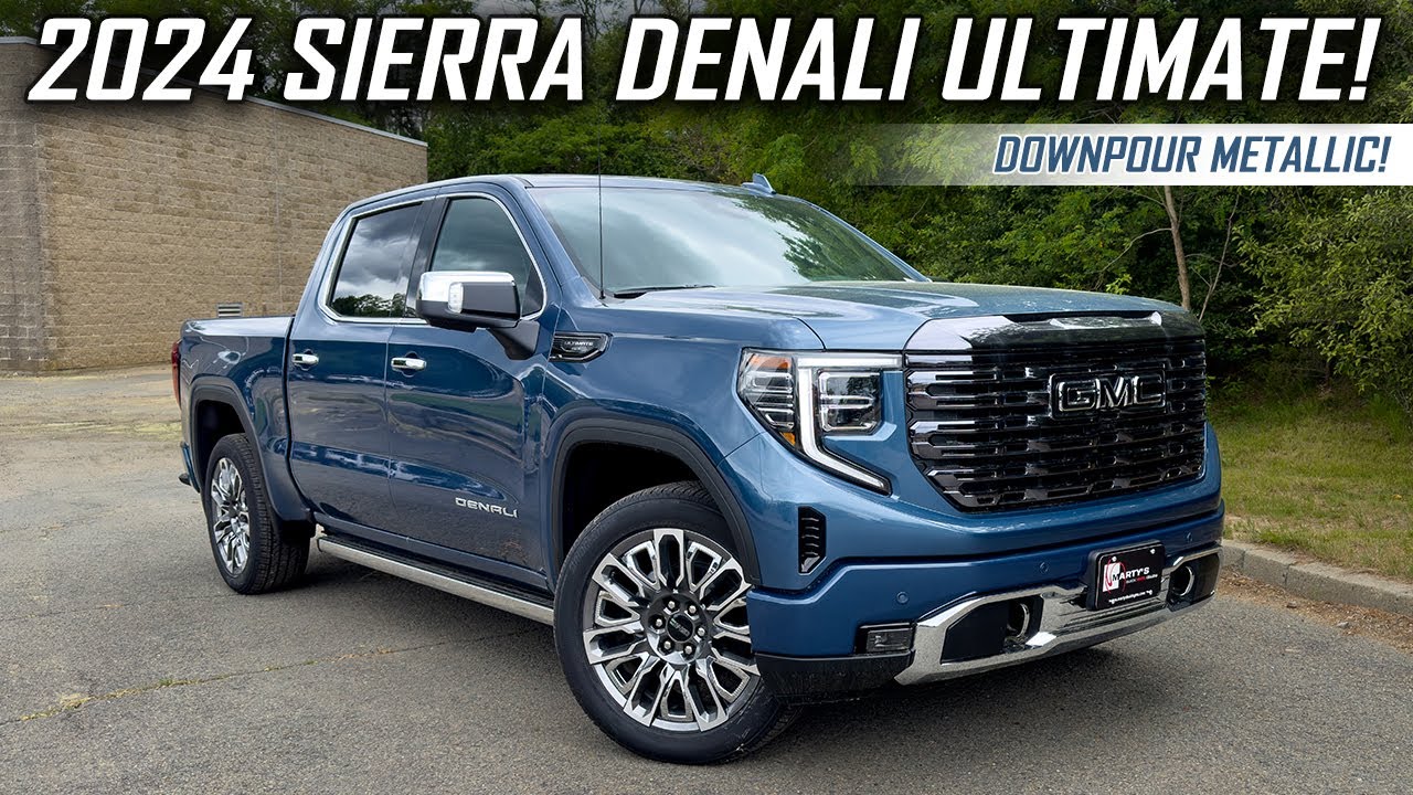 2024 GMC Sierra 1500 Denali Ultimate | Downpour Metallic Paint!