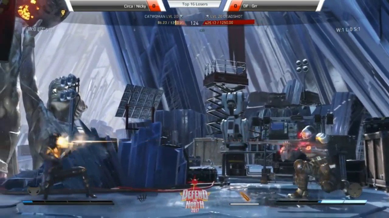 Circa Nicky (Catwoman) Vs DF Grr (Deadshot) | IJ2 Top 16 Losers | Defend The North 2017