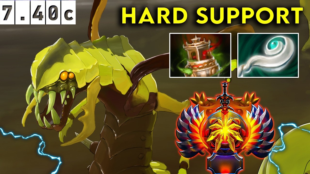 Venomancer Immortal Hard Support Toxic🤢 + Slow = Dead☠️ - Dota 2 Patch 7.40c Pro Pub Gameplay