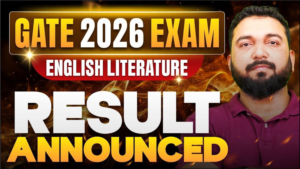 GATE English 2026 Result Out