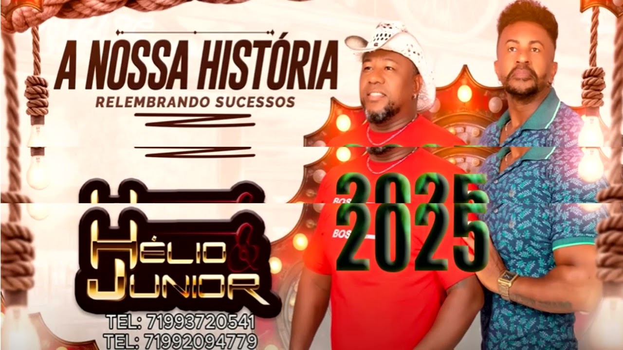HELIO E JUNIOR 2025 5 MÚSICAS NOVAS SUCESSOS.
