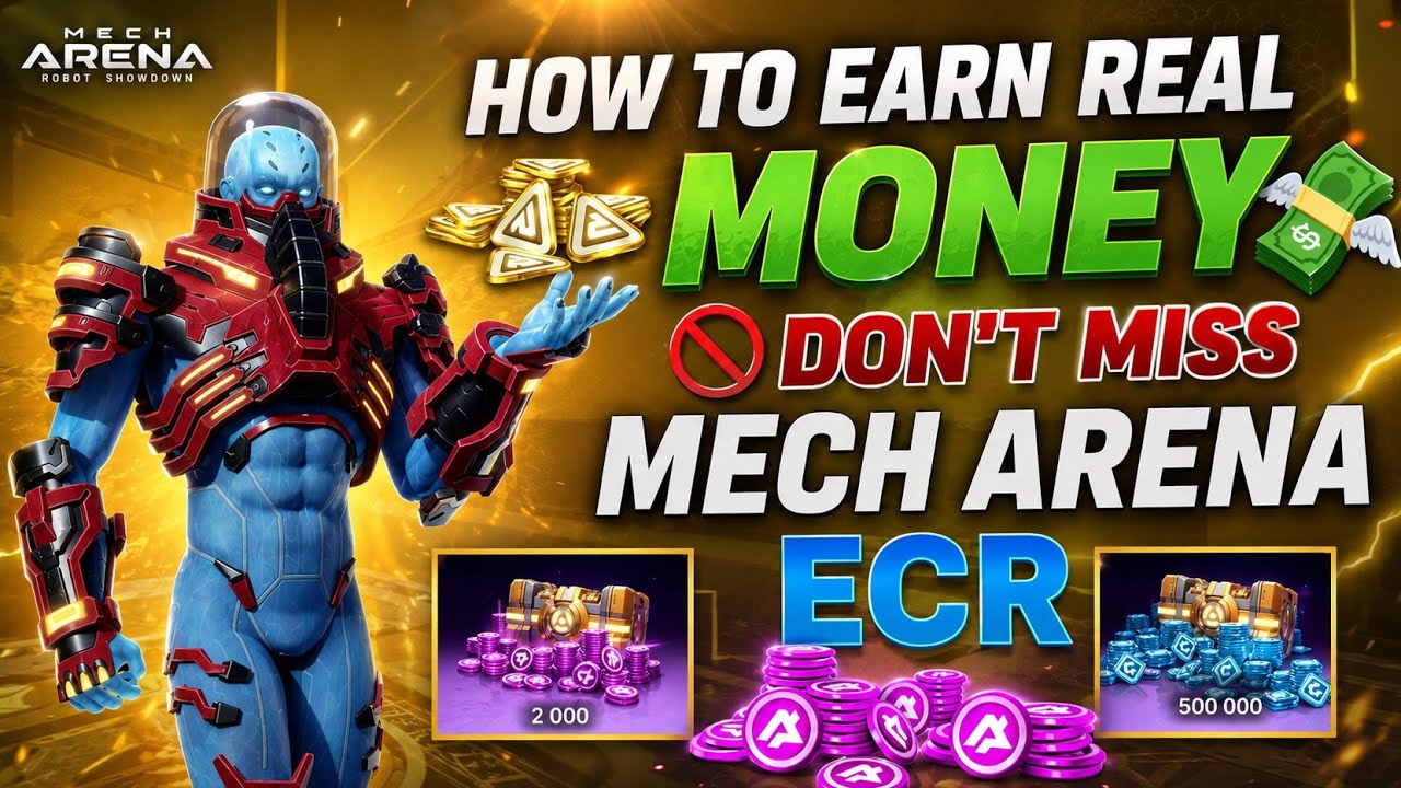 💸 HOW TO EARN REAL MONEY + FREE A-COINS IN MECH ARENA! 😱 DON'T MISS THIS  CREATE RUSH EVENT!