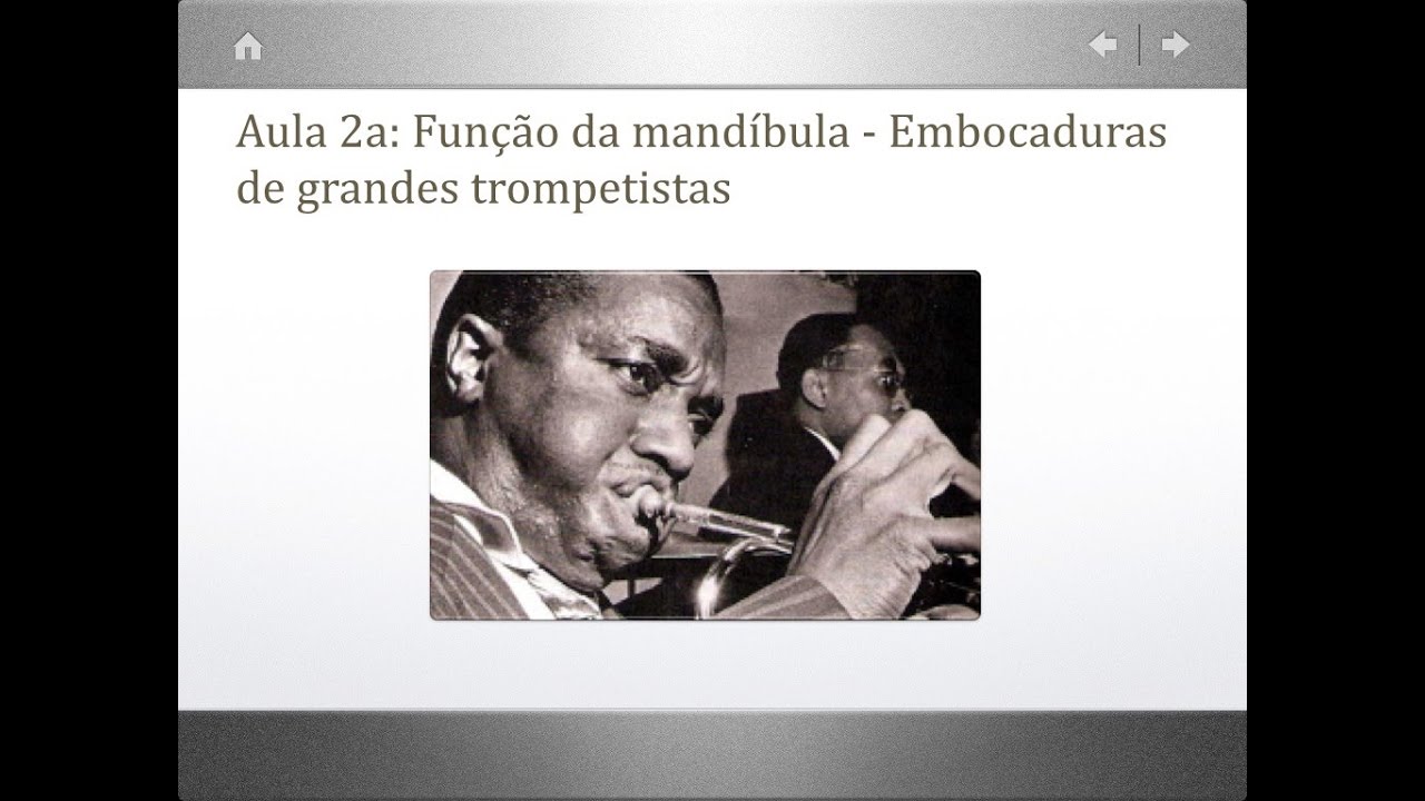 Função da mandíbula na embocadura - Dicas sobre trompete - Prof. Érico Fonseca