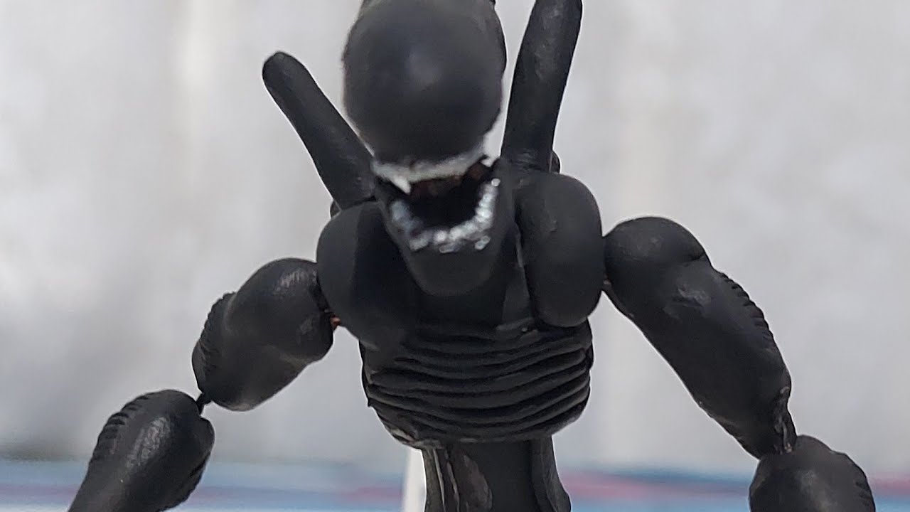 Alien (2.0) Tutorial de como fazer em Biscuit articulado parte-1