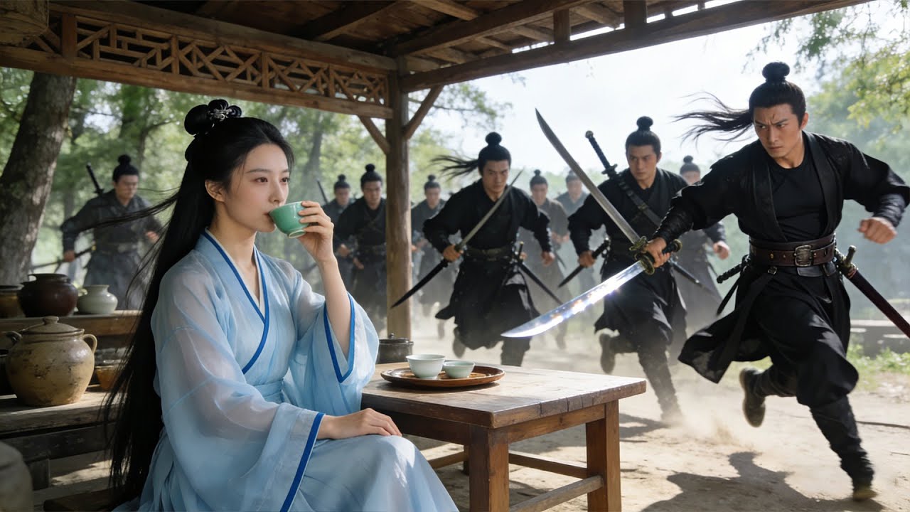 百名天兵圍攻柔弱少女，殊不知她武功深不可測！