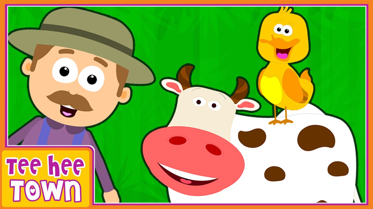 Old MacDonald Had A Farm | Sounds Of The Animals | Nursery Rhymes for Children by Teehee Town