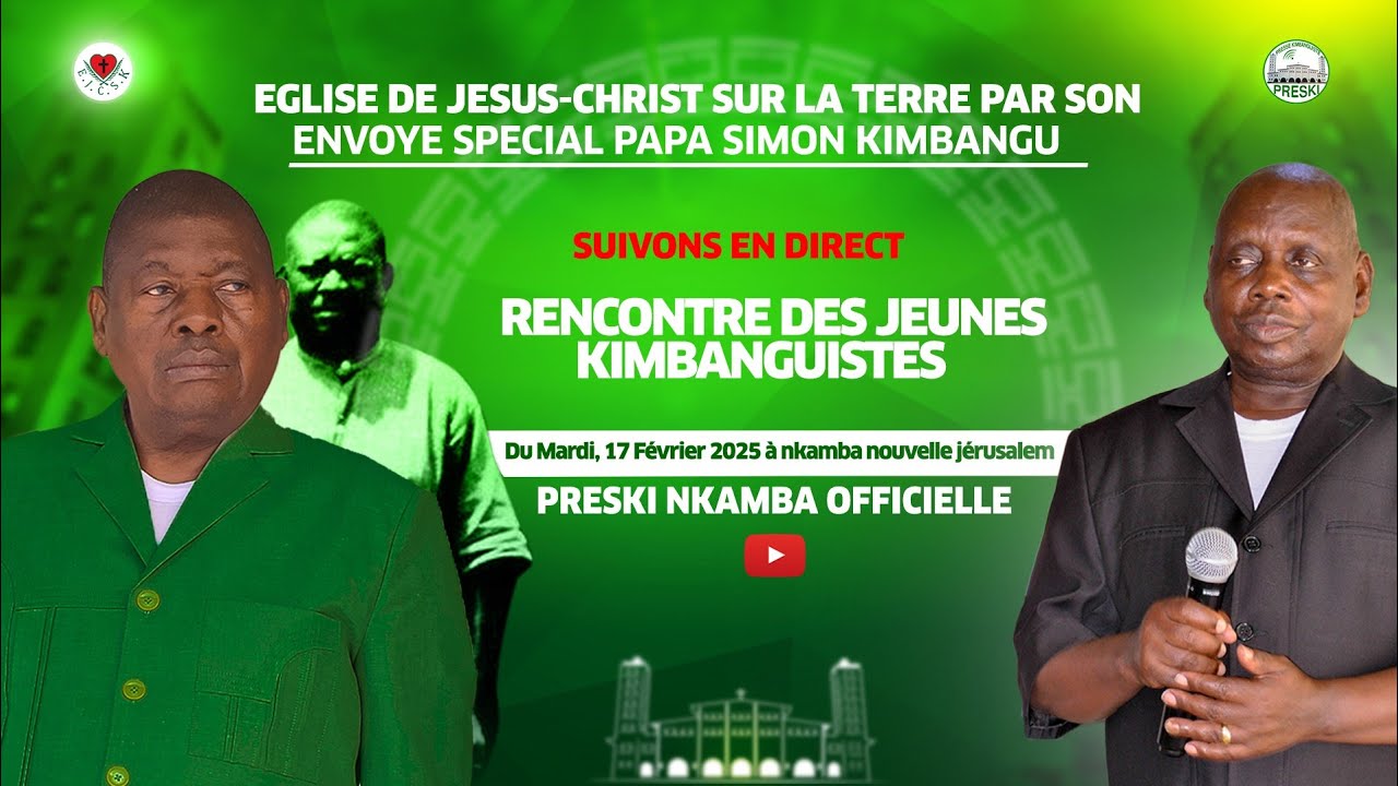 RENCONTRE DES JEUNES KIMBANGUISTES DU MARDI 17 FÉVRIER 2026 À NKAMBA