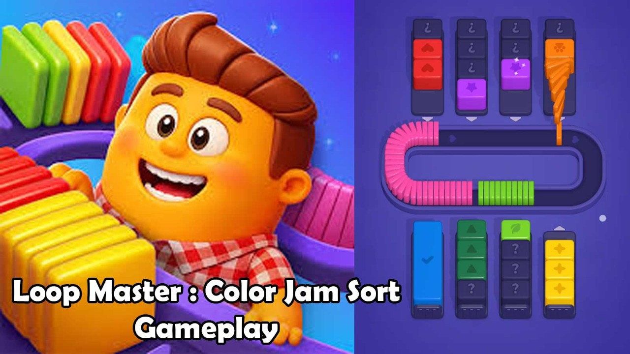 Loop Master : Color Jam Sort Game Gameplay