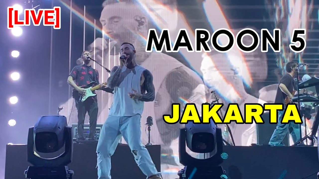 [LIVE] FRONT VIEW HD FULL CONCERT MAROON 5 JAKARTA ASIA 2025