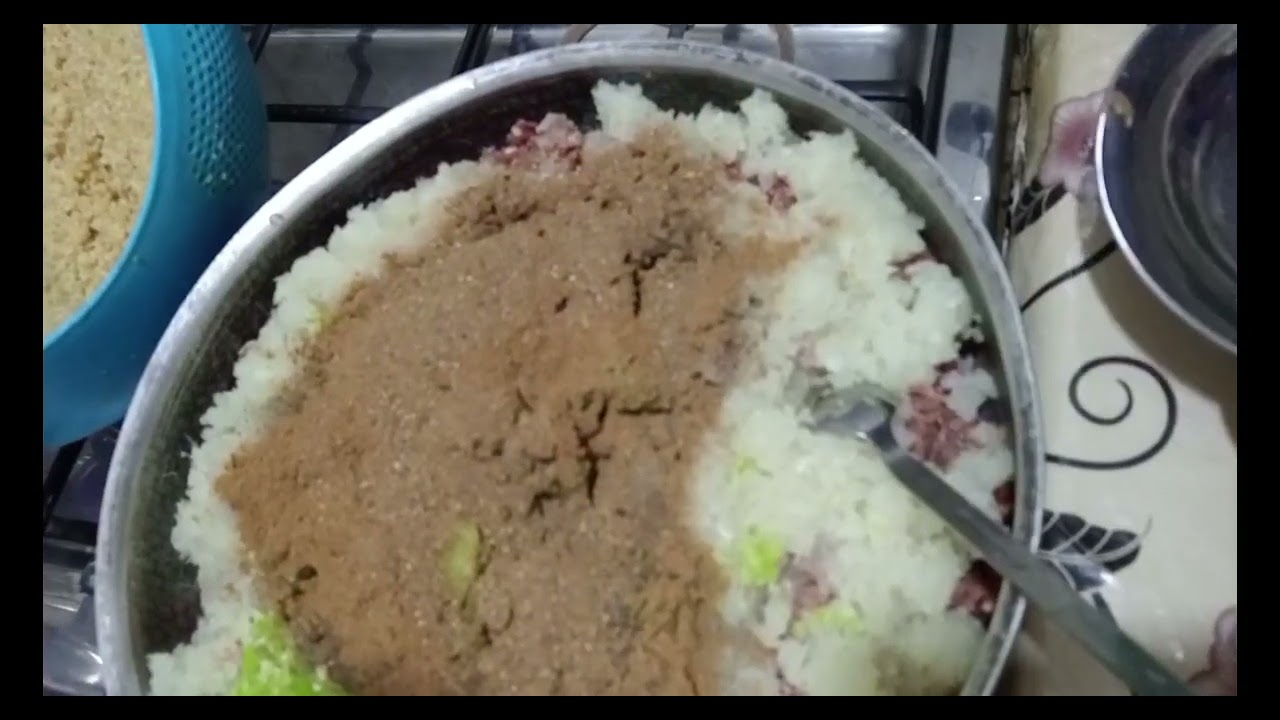 طريقة عمل حواوشي بالبرغل والتوابل وصفة مميزة♥. 