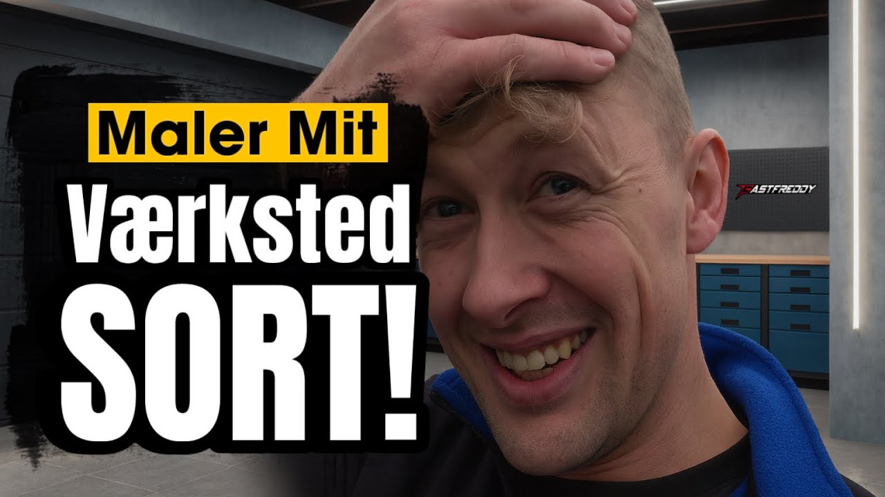 Mit V&aelig;rksted Bliver HELT SORT ⚫🤯
